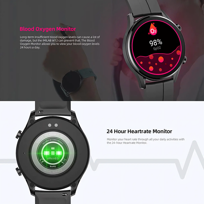 Smart Watch Imilab W12 - Black