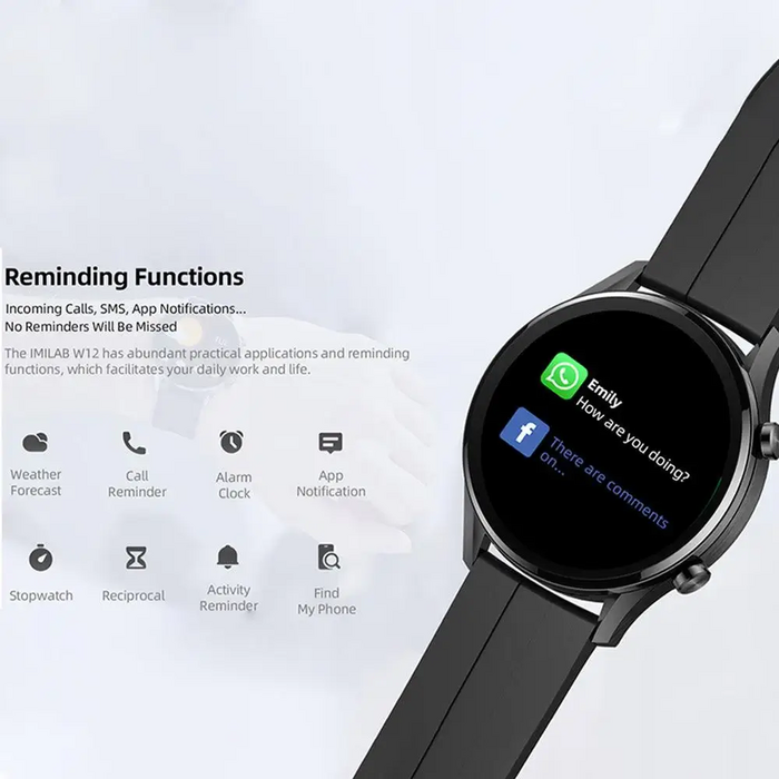 Smart Watch Imilab W12 - Black