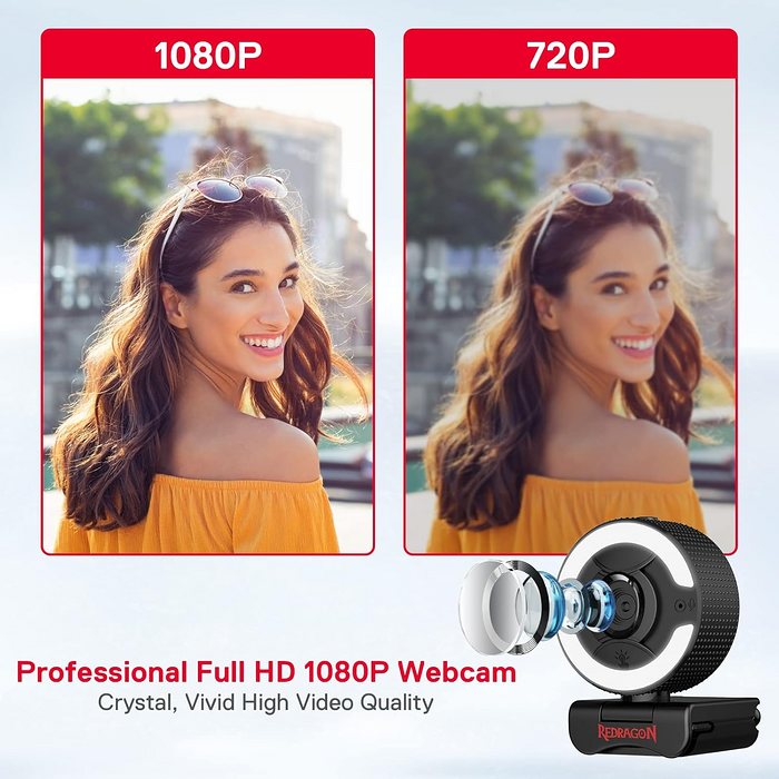 Webcam USB REDRAGON GW910 - 1080P