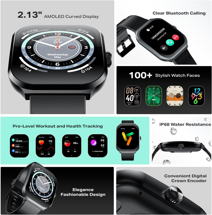 Smart Watch Infinix XWatch 3 Plus IP68 - Grey