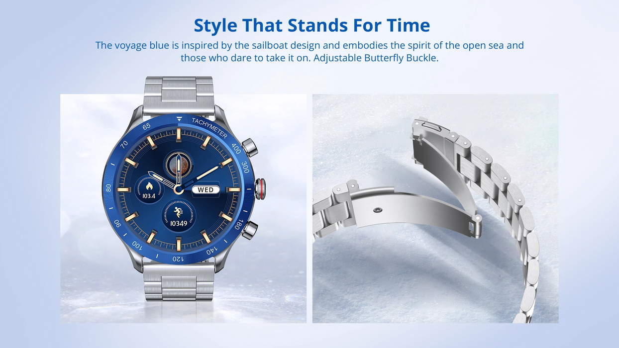 Smart Watch RiverSong Motive 9 Max - Silver