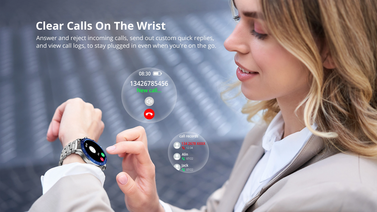 Smart Watch RiverSong Motive 9 Max - Silver