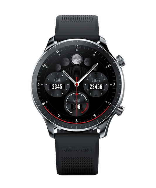 Smart Watch RiverSong Motive 9 Pro - Titanium Silver