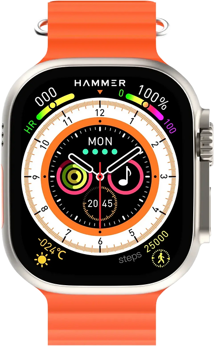 Smart Watch Connect ME X8 Plus Ultra - Orange